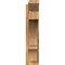 Ekena Millwork Balboa Slat Rough Sawn Outlooker, Western Red Cedar, 6"W x 24"D x 28"H OUT06X24X28BOA06RWR - alternate 3